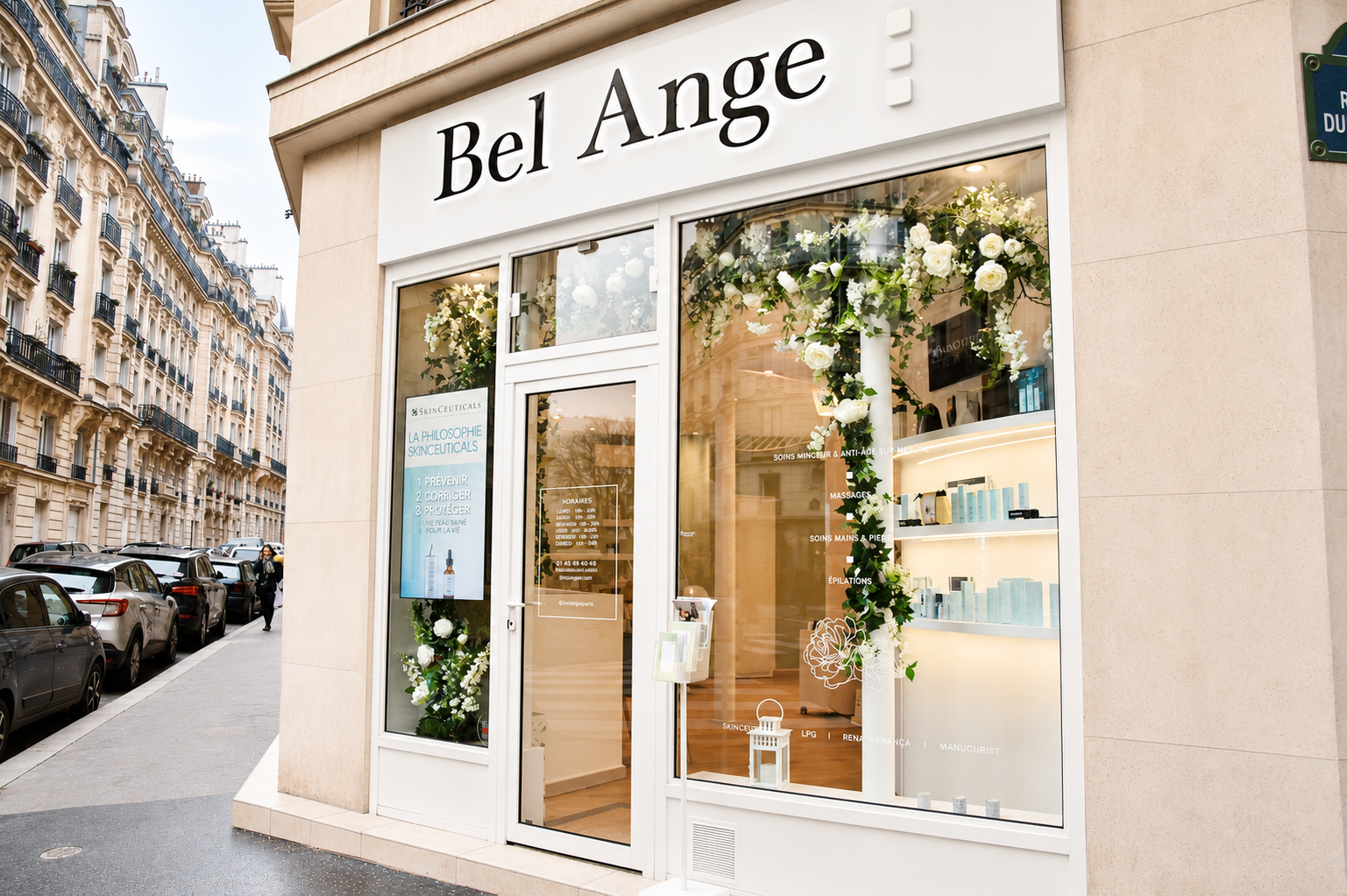 Façade de l'institut Bel Ange Paris, 10 rue Pierre Demours, Paris 17ème